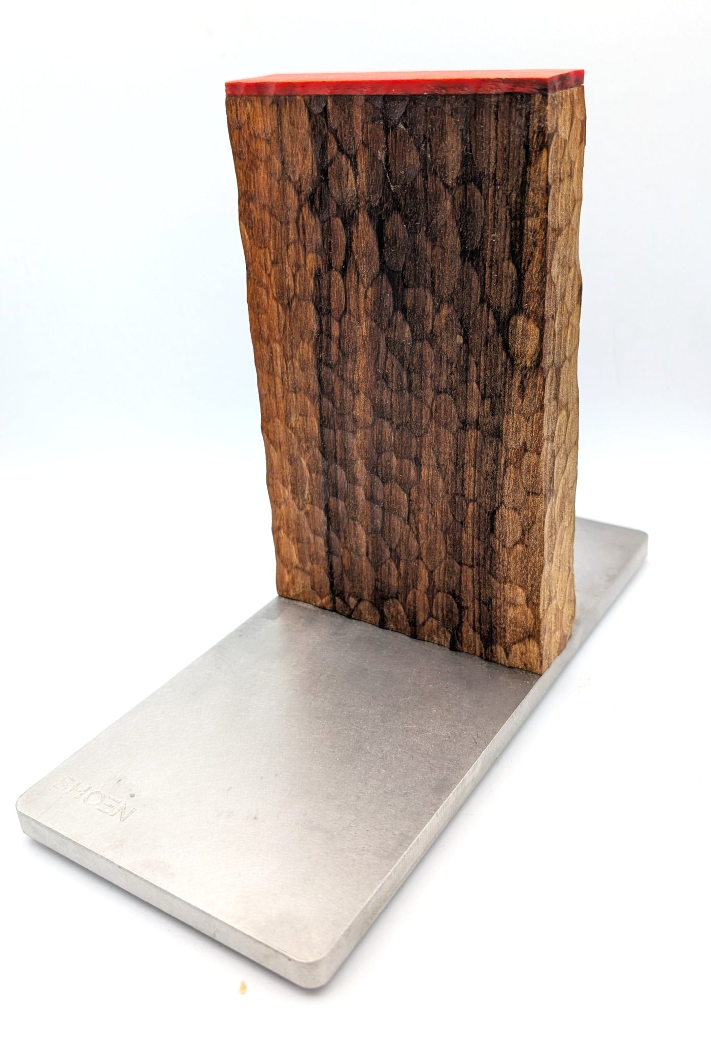 Messerständer Nuss geschnitzt