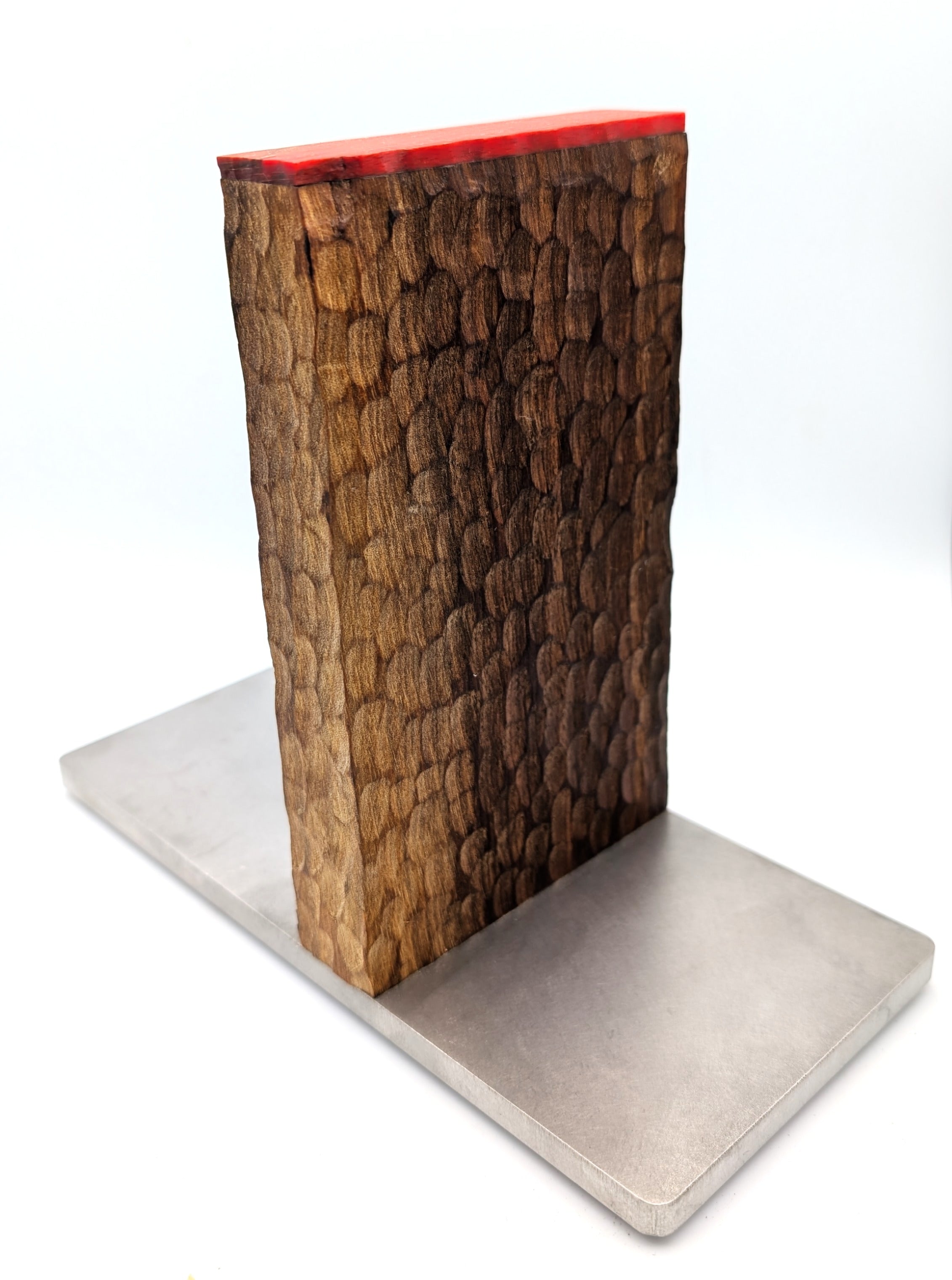 Messerständer Nuss geschnitzt