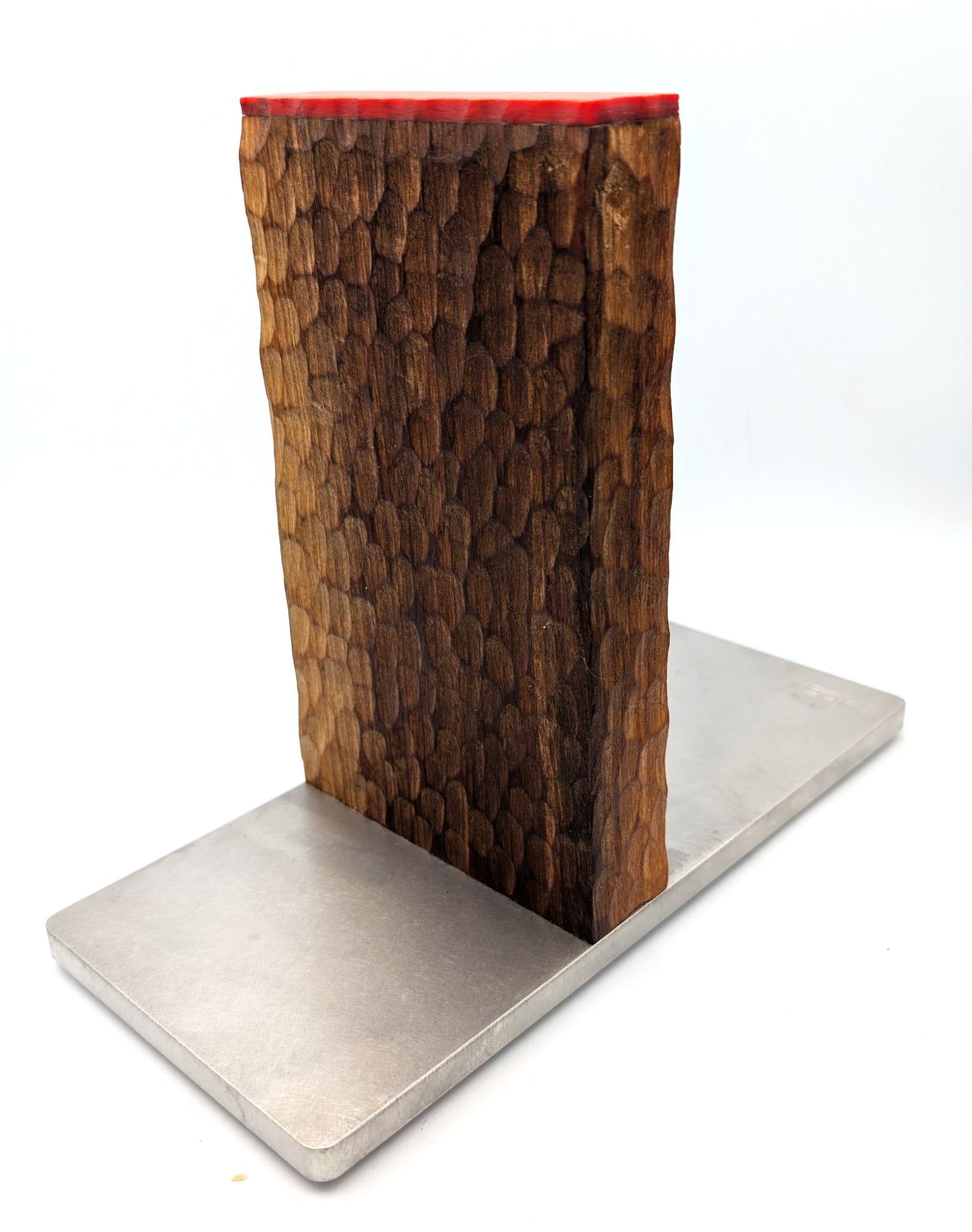 Messerständer Nuss geschnitzt