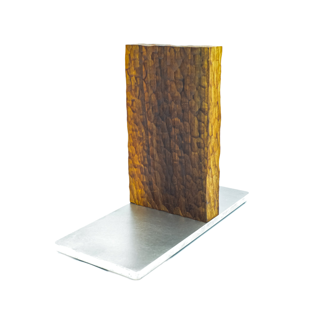 Messerständer Nuss geschnitzt